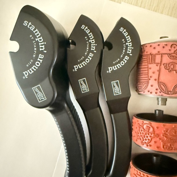 Stampin' Up! Black Handles and Patterned Rollers Bundle - Picture 2 of 3